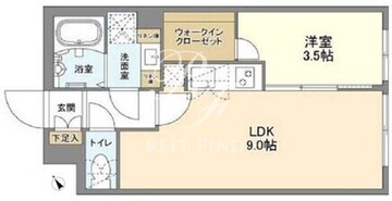 ウェルスクエア新宿戸山 203 間取り図