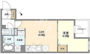 ウェルスクエア新宿戸山 506 間取り図