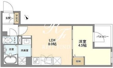 ウェルスクエア新宿戸山 306 間取り図