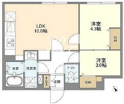 ウェルスクエア新宿戸山 201 間取り図 ?>