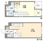 ウェルスクエア新宿戸山 104 間取り図 ?>