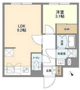 ウェルスクエア新宿戸山 101 間取り図