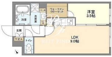 ウェルスクエア新宿戸山 303 間取り図