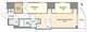 グランパセオ蔵前2 1302 間取り図