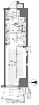 ズーム都庁前 305 間取り図