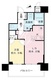 パークシティ中央湊ザタワー 1303 間取り図