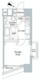 ファーストリアルタワー新宿 601 間取り図
