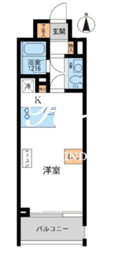 アーデン芝公園 602 間取り図