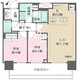ブリリアタワー浜離宮 29階60.35㎡ 間取り図