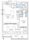リテラス西日暮里 1402 間取り図