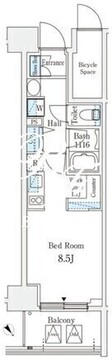 リテラス西日暮里 903 間取り図