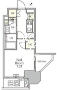 ザ・パークハビオ大森山王 1308 間取り図
