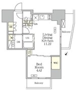 ザ・パークハビオ大森山王 204 間取り図