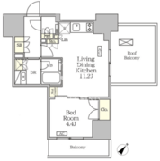 ザ・パークハビオ大森山王 204 間取り図