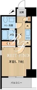 エコロジー潮見レジデンス 513 間取り図