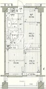 コスモリード西馬込 203 間取り図