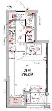 プレール・ドゥーク赤塚 101 間取り図