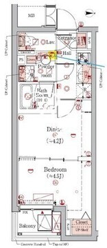 プレール・ドゥーク赤塚 304 間取り図