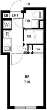 コンポジット品川戸越 302 間取り図