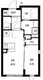 コンポジット品川戸越 303 間取り図