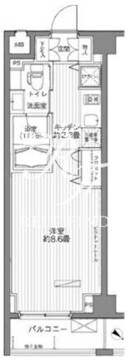 メゾンカルム西新宿 220 間取り図