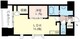 エスティメゾン銀座 707 間取り図