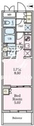 リビオメゾン大岡山 203 間取り図