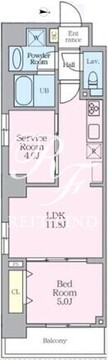 ロレーヌ東陽 502 間取り図