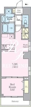 ロレーヌ東陽 801 間取り図