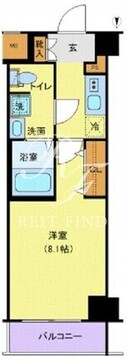メイクスデザイン新宿落合 302 間取り図
