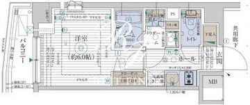 エステムプラザ品川西小山 903 間取り図