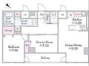 ヴァンテ・アン神楽坂 801 間取り図
