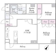 ヴァンテ・アン神楽坂 309 間取り図