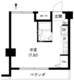 サンセゾンＩ 403 間取り図