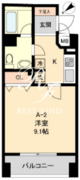 コモド水天宮レジデンス 501 間取り図