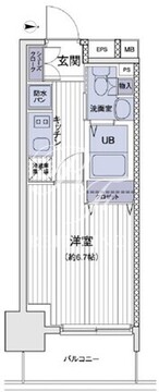 エスティメゾン大島 417 間取り図