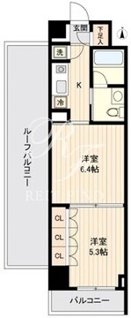 プラティーク清澄白河 604 間取り図