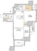 グレーシアフィット三軒茶屋 1202 間取り図