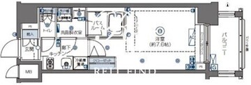 ズーム四谷左門町 602 間取り図