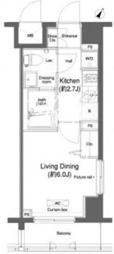 プラウドフラット門前仲町2 404 間取り図