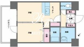 HF西新宿レジデンスイースト 1101 間取り図