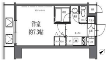 HF駒沢公園レジデンスタワー 310 間取り図