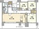 晴海フラッグ SUN-B-1413 間取り図