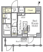 アークマーク世田谷砧 503 間取り図 ?>