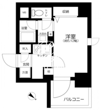 グランジット千代田水道橋 703 間取り図