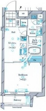 ガリシア文京本駒込 301 間取り図