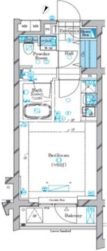 ガリシア文京本駒込 101 間取り図