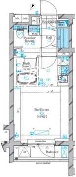ガリシア文京本駒込 203 間取り図