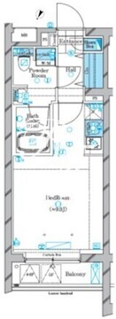 ガリシア文京本駒込 603 間取り図