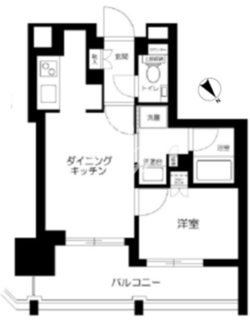 グランスイート麻布六本木 705 間取り図